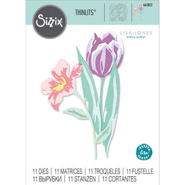 Sizzix - Lisa Jones Thinlits - Layered Spring Flowers (665812)