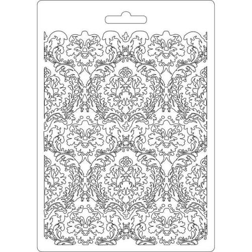 Stamperia - Texture Impressions Soft Mould A5 Size - Damask