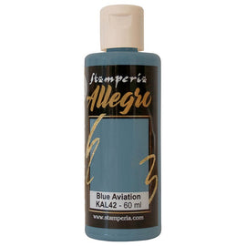 Stamperia - Allegro Paint - Blue Aviation 60ml