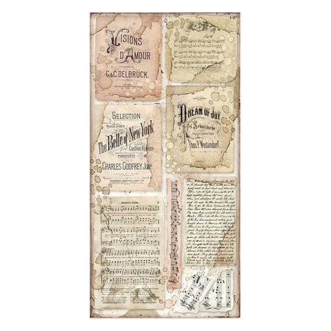 Stamperia - Passion - Collectables (10 Sheets 6x12")