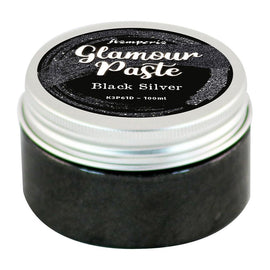 Stamperia - Glamour Paste - Black Silver (100ml)