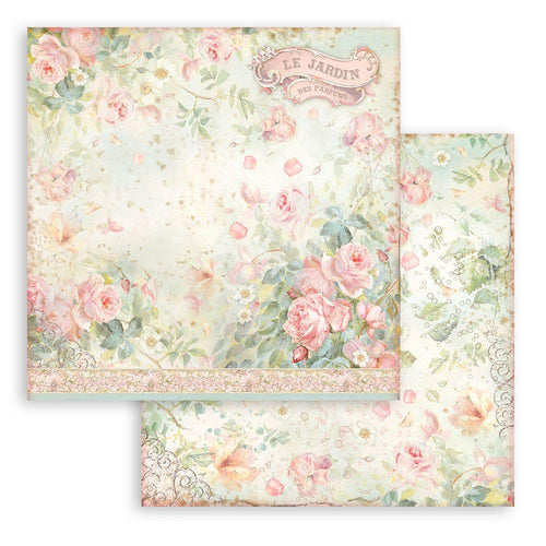 Stamperia - Rose Parfum - 12x12 Paper "le Jardin"
