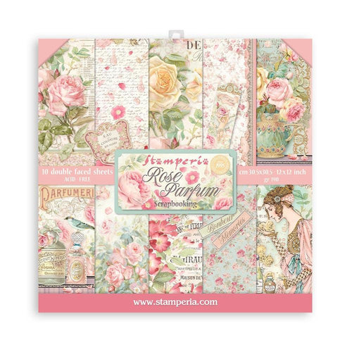 Stamperia - Rose Parfum - 12x12 Paper Pack