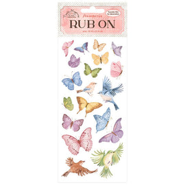 Stamperia - Create Happiness Welcome Home - Rub-on - Butterflies