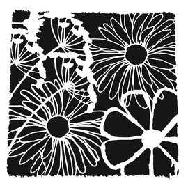 The Crafter's Workshop - 6x6 Stencil - Framed Flowers