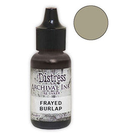 Tim Holtz - Distress Archival Ink Re-Inker - Frayed Burlap