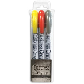 Tim Holtz Distress Crayons - Halloween Set #3 - Pearlescent