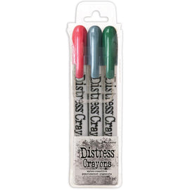 Tim Holtz Distress Crayons - Holiday Set #1 - Pearlescent