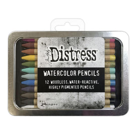 Tim Holtz Distress Watercolour Pencils - Set 1 (12pk)