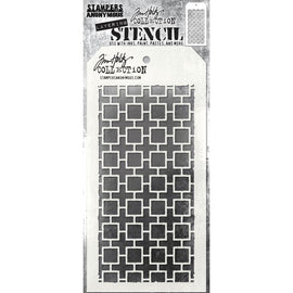 Tim Holtz - Layering Stencil - Linked Squares