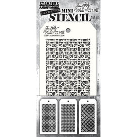 Tim Holtz - Stampers Anonymous - Layering Mini Stencil - Set 52