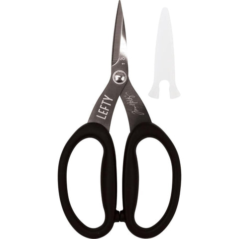 Tim Holtz - Non-Stick Titanium Micro Serrated Scissors 7" - Left Handed