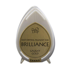 Brilliance Ink Pad - Dew Drop - Galaxy Gold