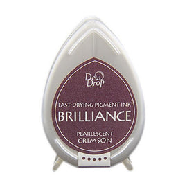 Brilliance Ink Pad - Dew Drop - Pearlescent Crimson