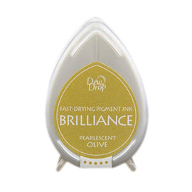 Brilliance Ink Pad - Dew Drop - Pearlescent Olive