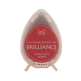 Brilliance Ink Pad - Dew Drop - Pearlescent Poppy