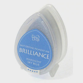 Brilliance Ink Pad - Dew Drop - Pearlescent Sky Blue