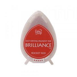 Brilliance Ink Pad - Dew Drop - Rocket Red