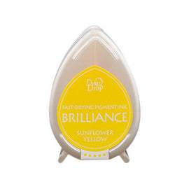 Brilliance Ink Pad - Dew Drop - Sunflower Yellow