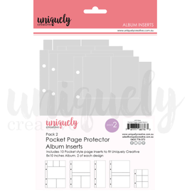 Uniquely Creative - 8"x10" D-Ring Album Inserts - Pack 2