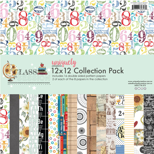Uniquely Creative - Class in Session - 12x12 Collection Pack