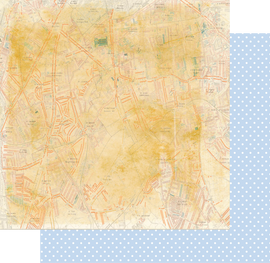 Uniquely Creative - Main Street - 12x12 Pattern Paper "City Map"