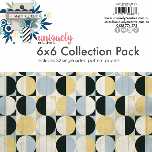 Uniquely Creative - Main Street - 6x6 Collection Pack