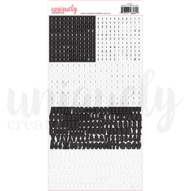 Uniquely Creative - Alphabet Stickers - Black & White