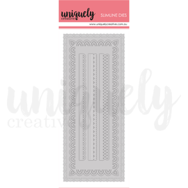 Uniquely Creative - Slim Line Dies - Slim Lacy Borders Die