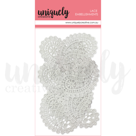 Uniquely Creative - Tapestry of Time - Lace "Paisleys" (10pcs)