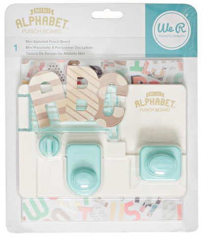 We R Memory Keepers - Mini Alphabet and Numbers Punch Board