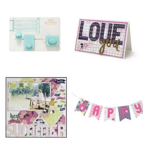 We R Memory Keepers - Mini Alphabet and Numbers Punch Board