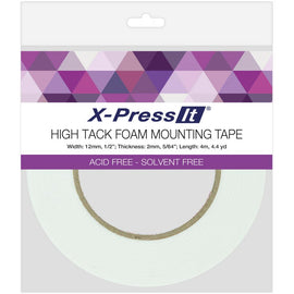 X-Press It - High Tack Foam Mounting Tape 12mm