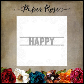 Paper Rose - Peek-a-Boo Die - Happy