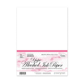 Couture Creations - Yupo Alcohol Ink Paper - White Adhesive A4 (10pk)
