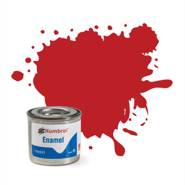 Humbrol - 14ml Enamel Paint - Matt Scarlett