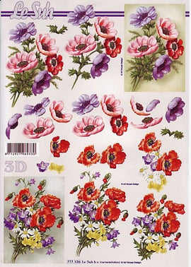 Le Suh 3D Decoupage - Posies (777.126)