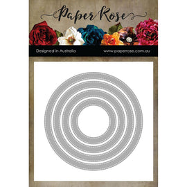 Paper Rose - Circle Frames Stitched Die Set