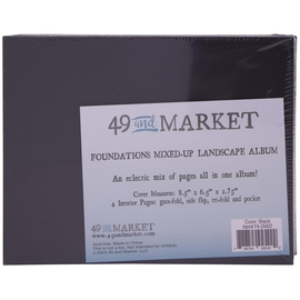 49 and Market - Foundations "Mixed Up" Landscape Album - Black