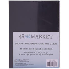 49 and Market - Foundations "Mixed Up" Portrait Album - Black