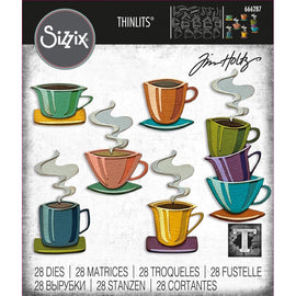 Sizzix - Tim Holtz Thinlits - Papercut Cafe