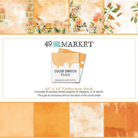 49 and Market - Color Swatch Peach - 12x12 Collection Pack