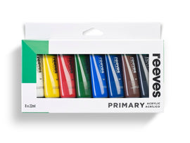 Reeves - Acrylic Paint Set -Primary (8 Set)