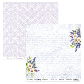 Scrapboys - Lavender Love - 12x12 Paper "Two"