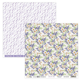 Scrapboys - Lavender Love - 12x12 Paper "Four"