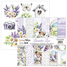 Scrapboys - Lavender Love - 6x6 Paper Pad