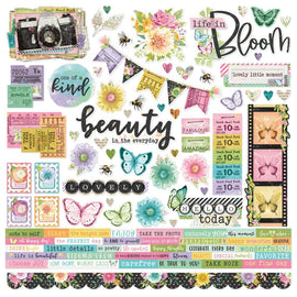 Simple Stories - Simple Vintage Life in Bloom - 12x12 Sticker Sheet