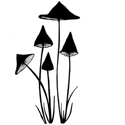 Lavinia Stamps - Mini Slender Mushrooms (LAV151)