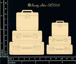 Dusty Attic - "Stacked Suitcases"