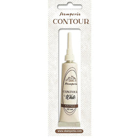 Stamperia - Create Happiness - Contour Liner - White (20ml)